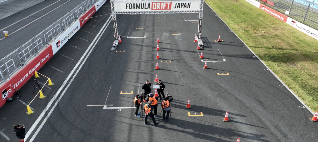 レースのゴール フォーミュラドリフト